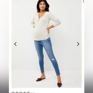 JOE'S ICON ANKLE MATERNITY SKINNY JEANS
